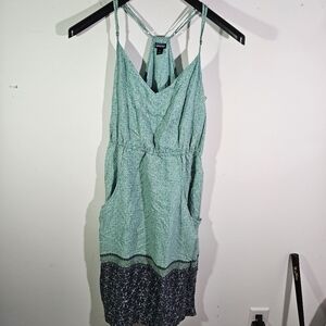 Women's Patagonia Lost Wildflower Teal & Blue Dress!